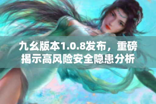 九幺版本1.0.8发布，重磅揭示高风险安全隐患分析