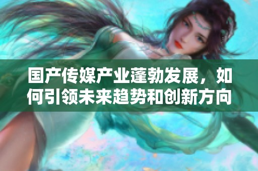 国产传媒产业蓬勃发展，如何引领未来趋势和创新方向