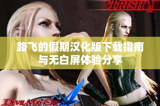 路飞的假期汉化版下载指南与无白屏体验分享