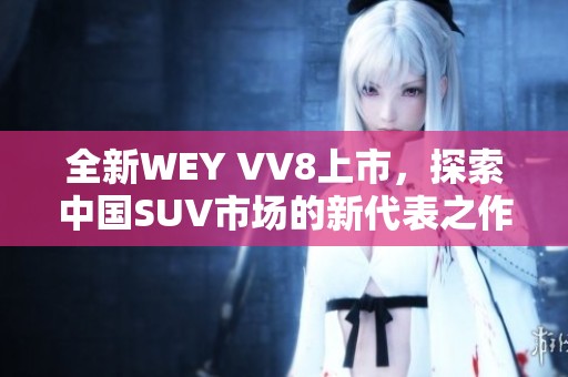 全新WEY VV8上市，探索中国SUV市场的新代表之作