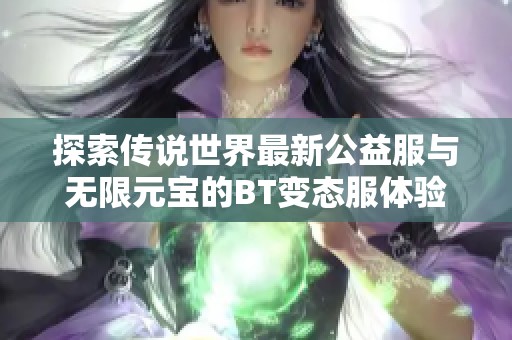 探索传说世界最新公益服与无限元宝的BT变态服体验