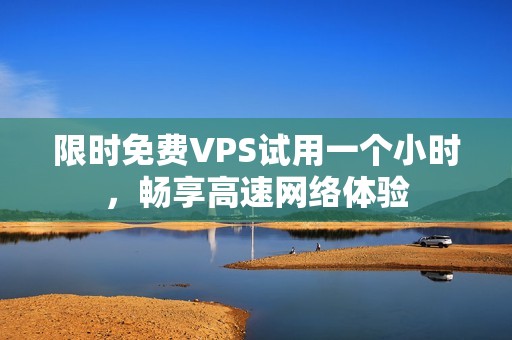 限时免费VPS试用一个小时，畅享高速网络体验