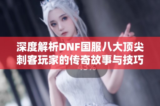 深度解析DNF国服八大顶尖刺客玩家的传奇故事与技巧