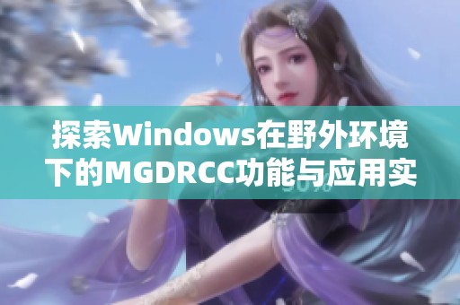 探索Windows在野外环境下的MGDRCC功能与应用实践