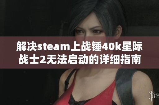 解决steam上战锤40k星际战士2无法启动的详细指南